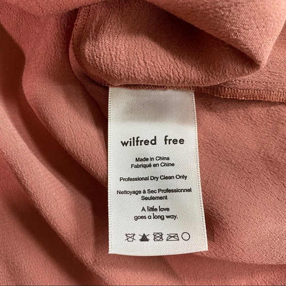 Aritzia ~ Wilfred Free Redling Long Sleeve Blouse - Picture 8 of 11